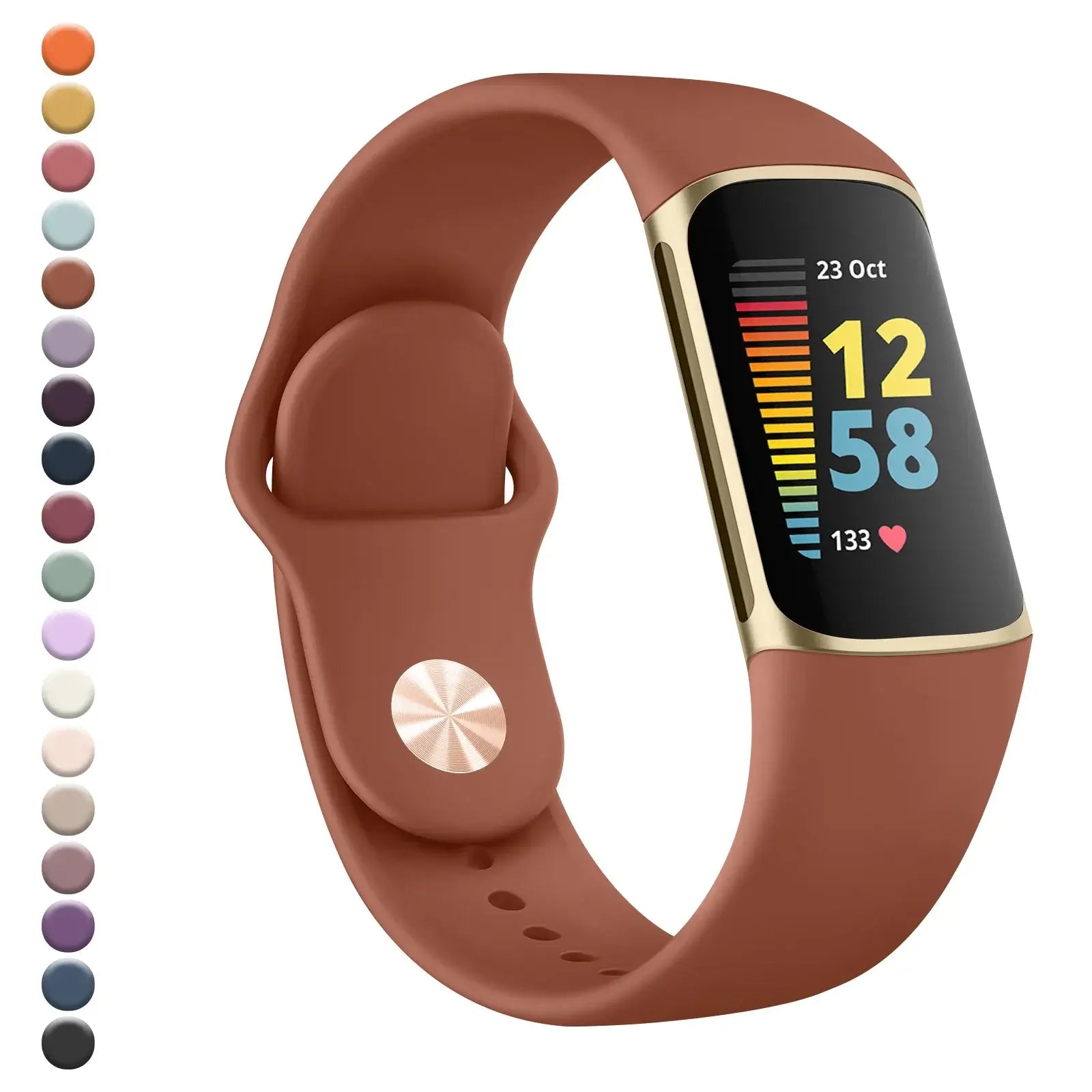 Fitbit Charge 5 6 Silicone Band - Soft Comfortable Design