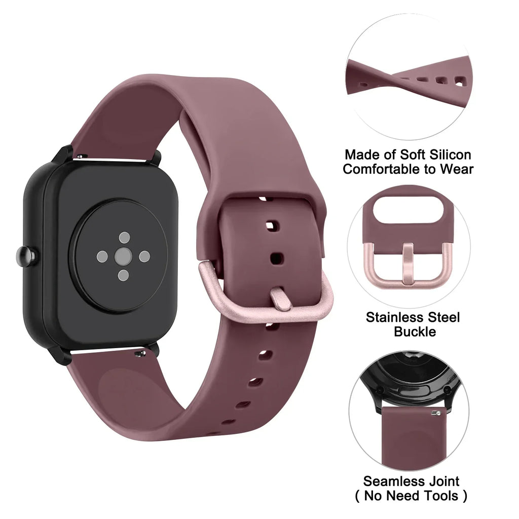 Polar Silicone Watch Band For Smartwatch - Flexible Sport Strap