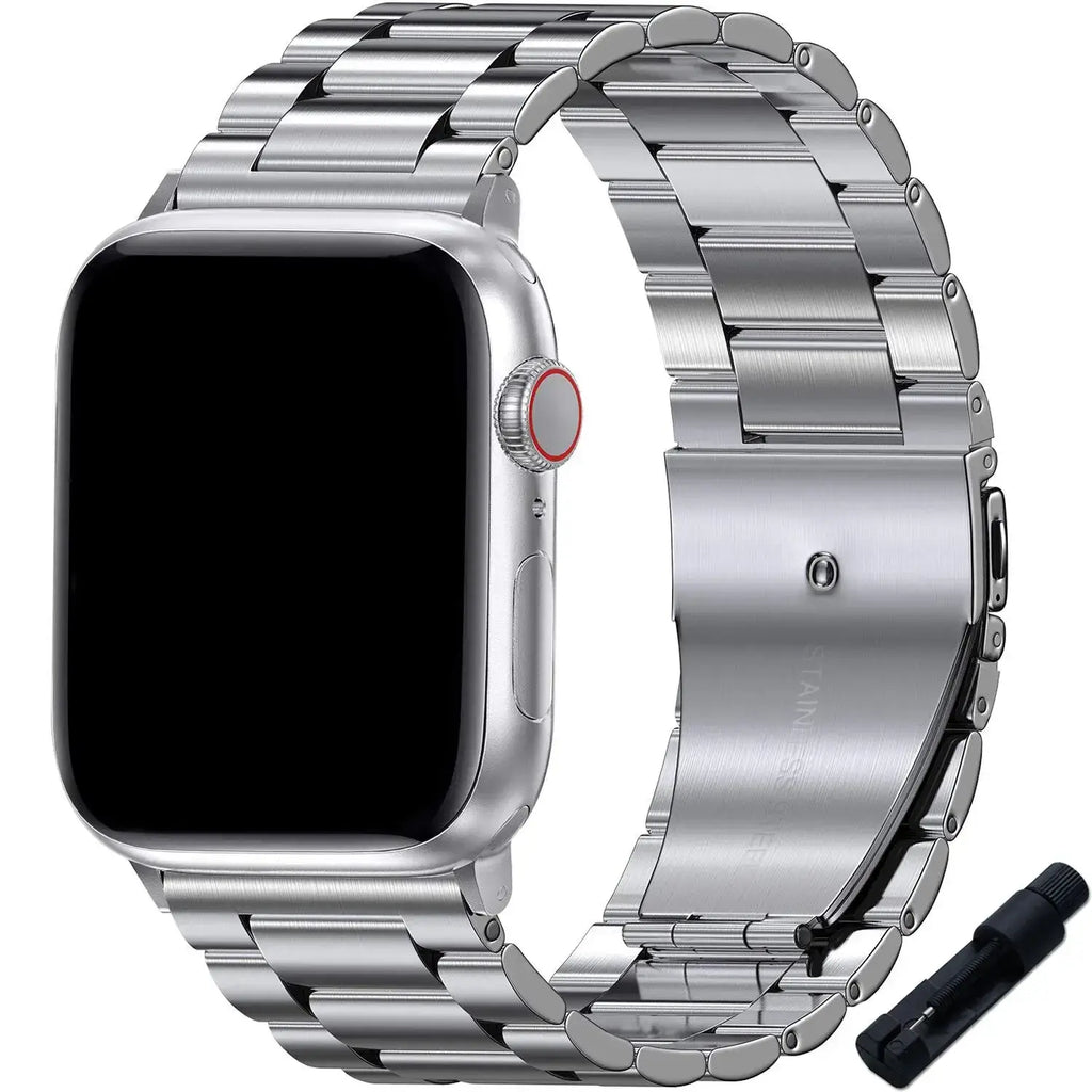 Apple Watch Stainless Steel Band - Sleek Durable Design