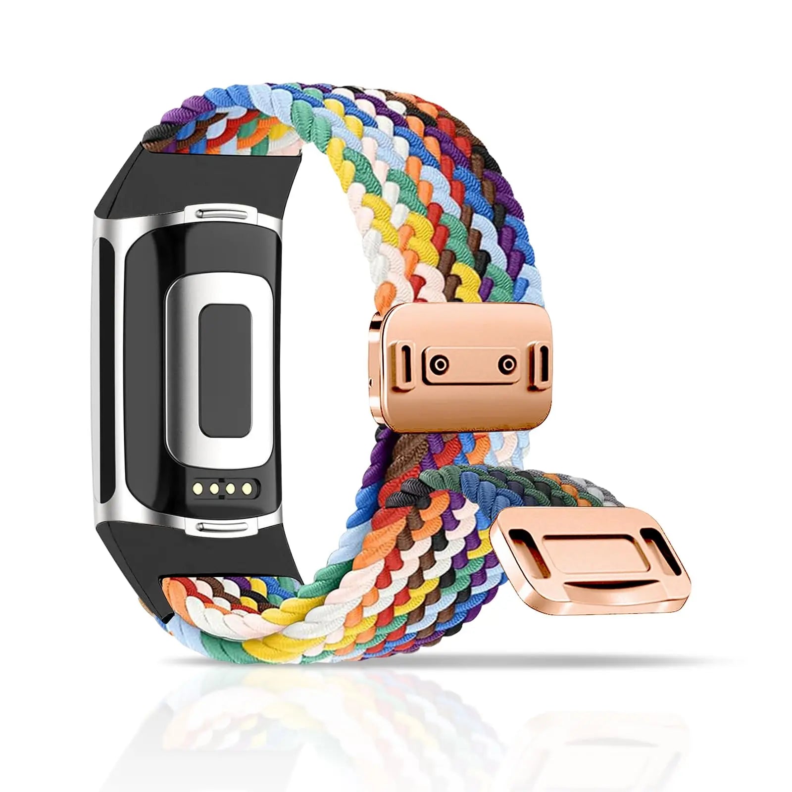 Fitbit Charge 5 6 Braided Band With Magnetic Buckle