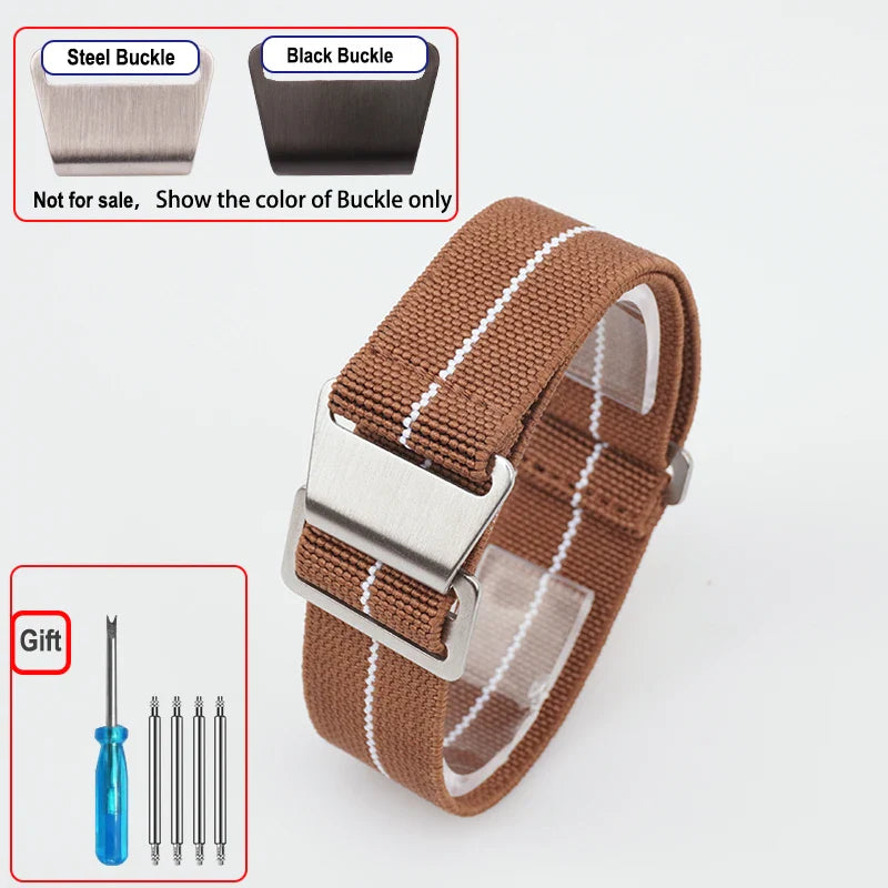 OnePlus Smartwatch Bands Nylon Elastic Parachute Fabric Watch Strap