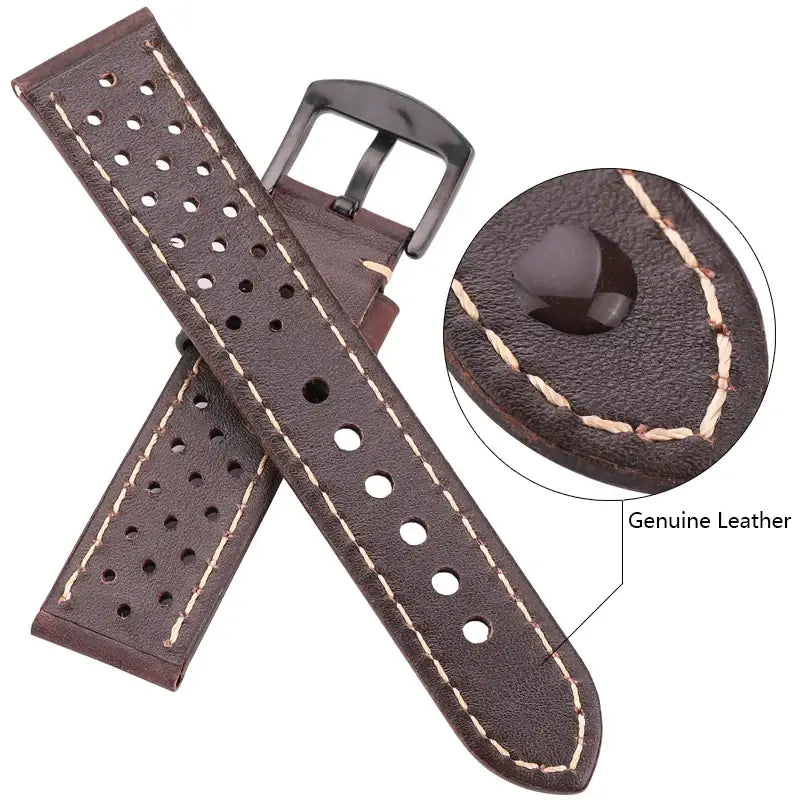 Huawei Watch Genuine Leather Band Durable Breathable Strap