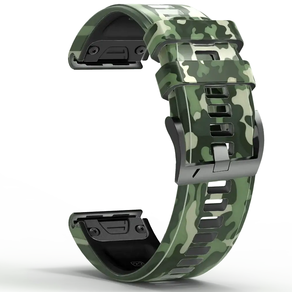 Garmin Silicone Camo Strap - Durable Stylish Design