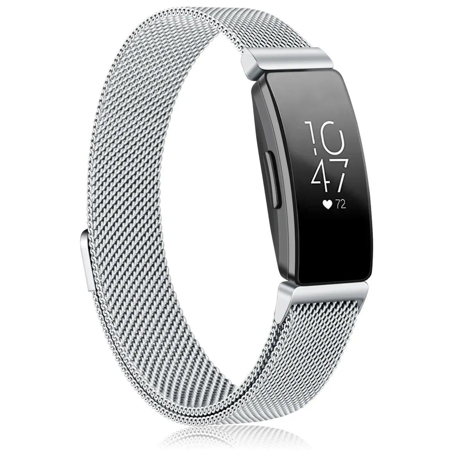 Fitbit Inspire 2, 1, HR Stainless Steel Magnetic Band - Mesh