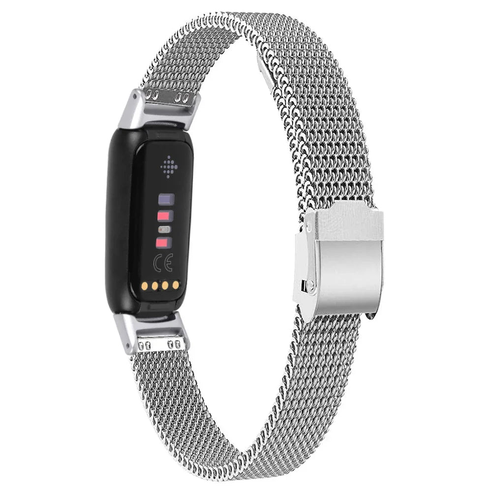 Stainless Steel Fitbit Luxe Band - Durable Elegant Design