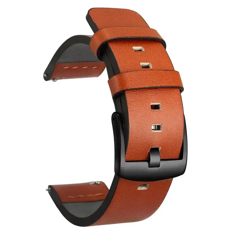OnePlus Smartwatch Bands Leather Strap for Men Women Quick Release