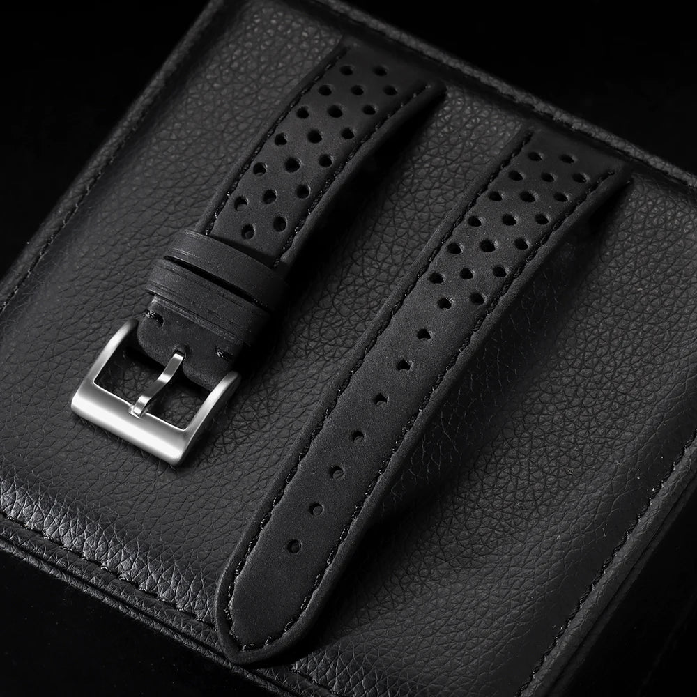 OnePlus Watch Band Vintage Calfskin Leather Bracelet Strap Men Women