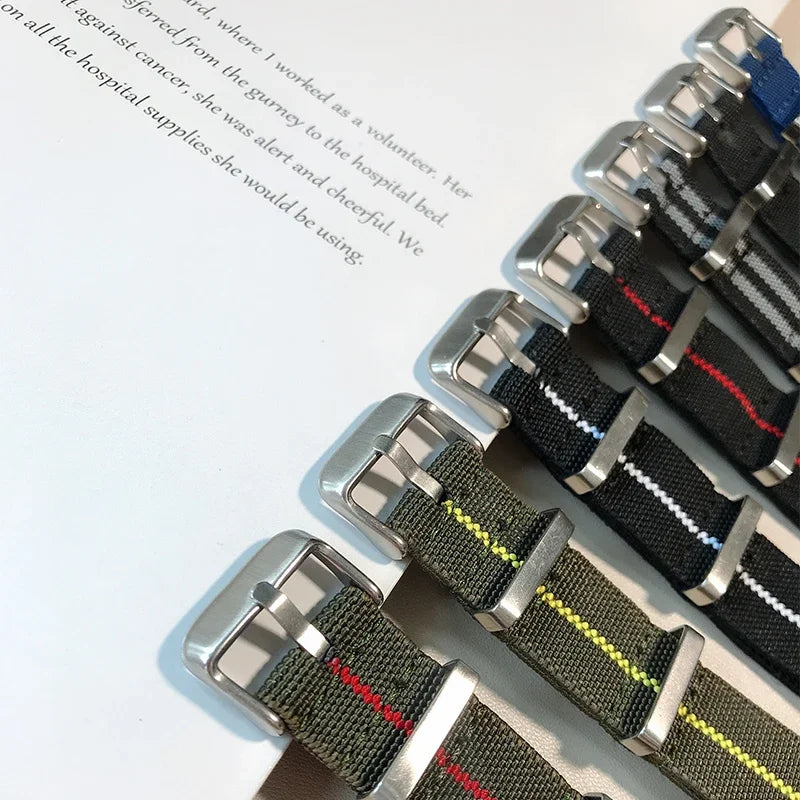 OnePlus Smartwatch Nylon Elastic Band Military Style Watch Strap Bracelet