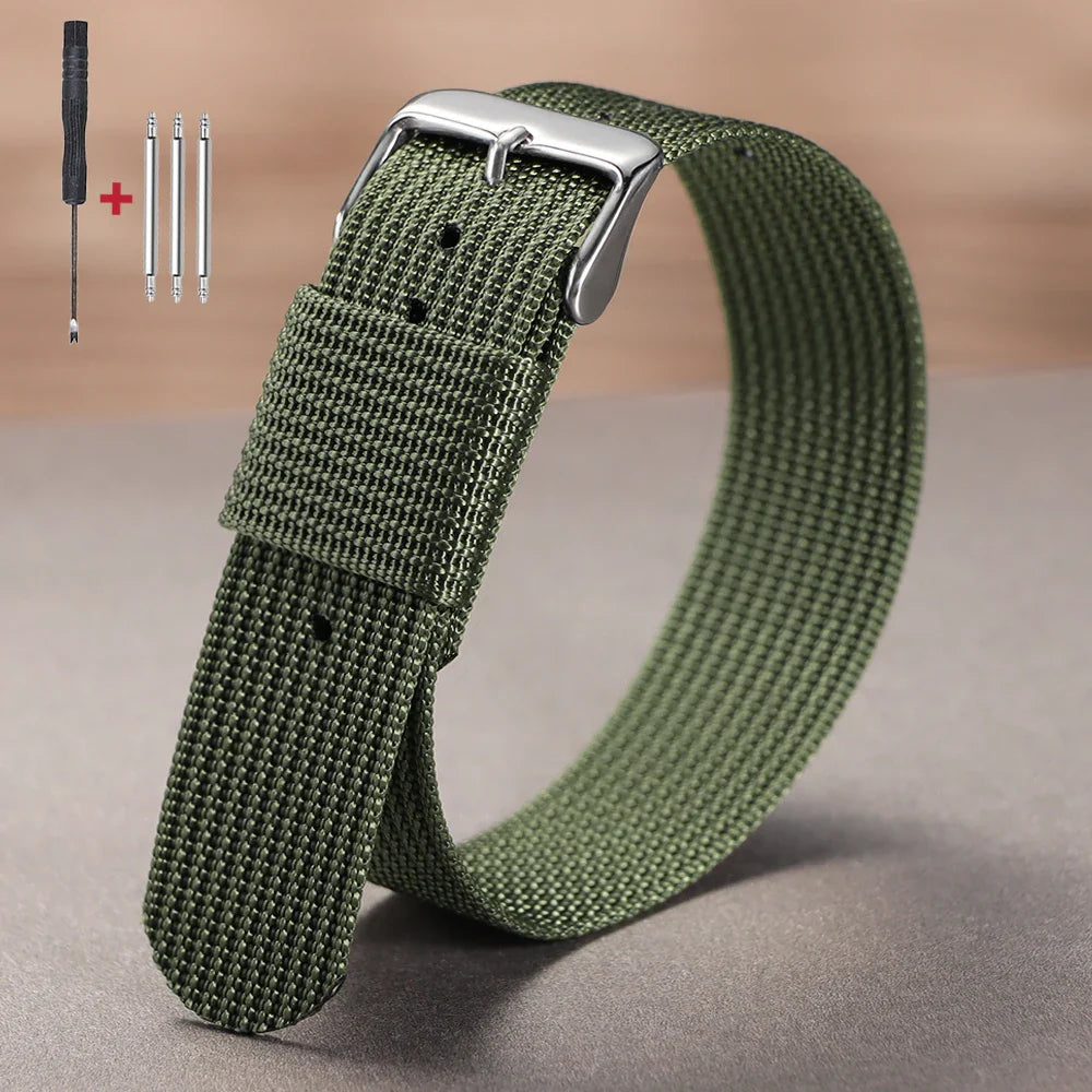 OnePlus Braided Nylon Sport Watch Band Breathable Pin Buckle Wrist Strap