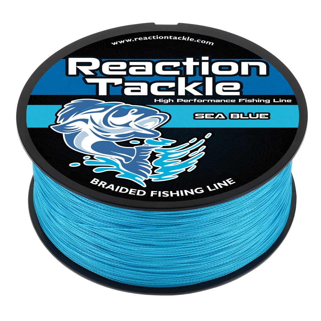 Reaction Tackle Braided Fishing Line - Sea Blue