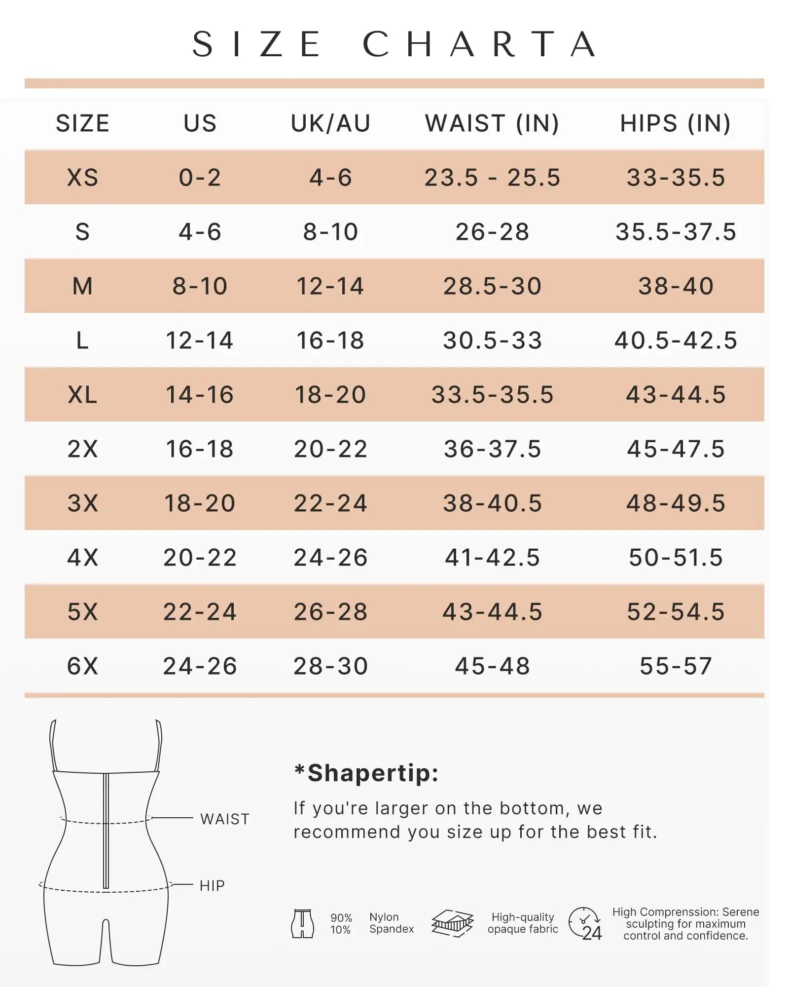 SHAPELLX Colombianas Shapewear for Women - Postpartum Black Body Shaper