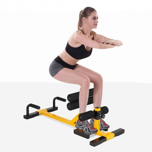 3-in-1 Sissy Squat Ab Workout Home Gym Sit-up Machine