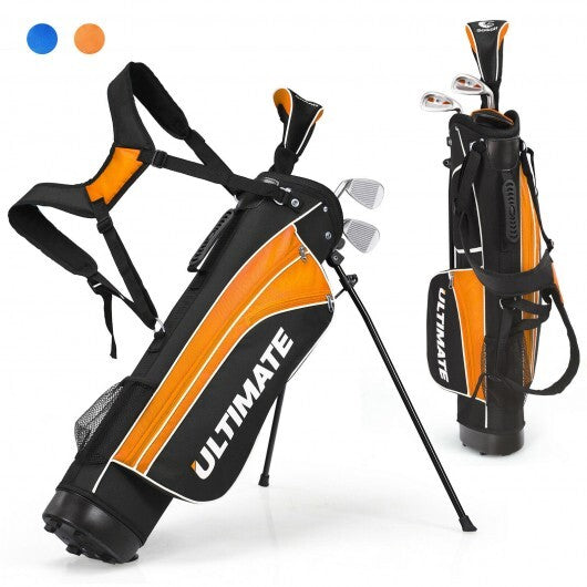 Junior Complete Golf Club Set For Age 8 to 10-Blue
