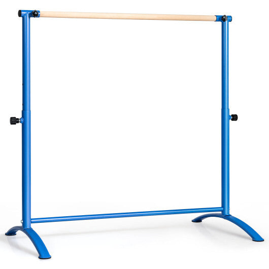 51 Inch Ballet Barre Bar with 4-Position Adjustable Height-Purple