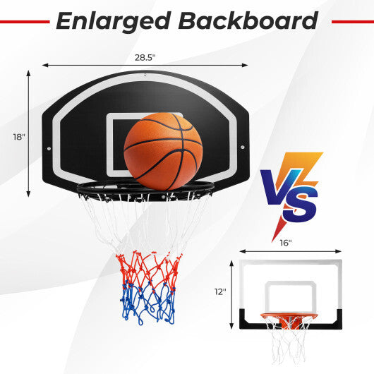 Wall Mounted Basketball Set for Kids Teens Adults