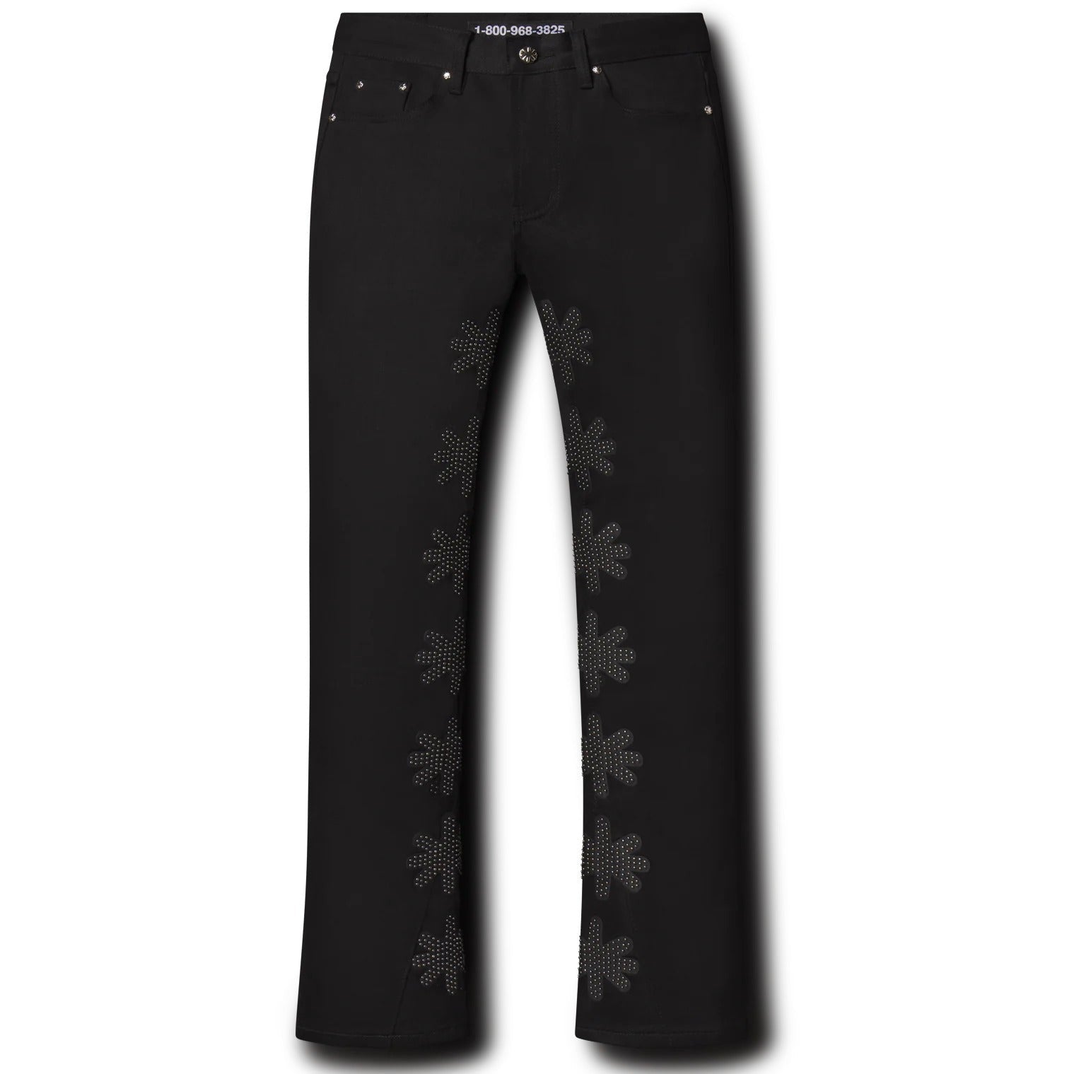 Lost Shadows STUDDED LOGO DRKSHDW DENIM (BLACK)