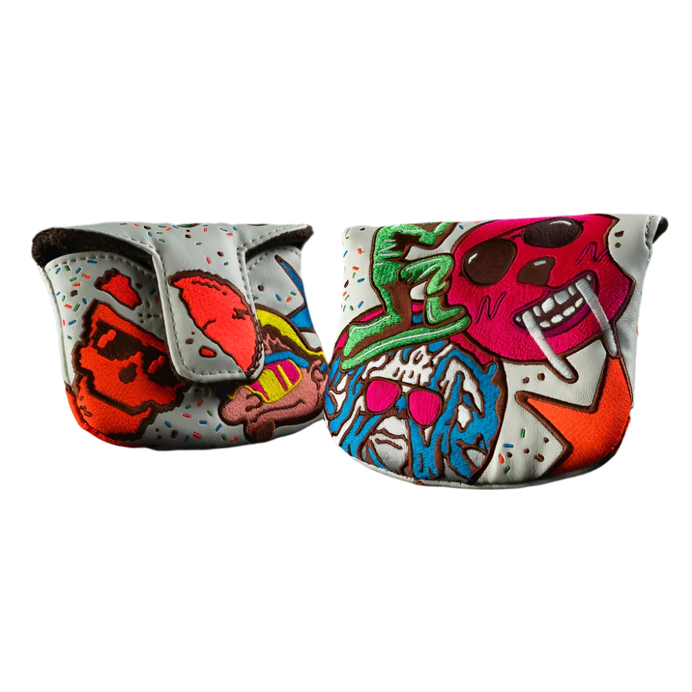 Swag Golf - Cookie 4.0 White/Pink/Green Mallet Putter Headcover *opened, no bag*