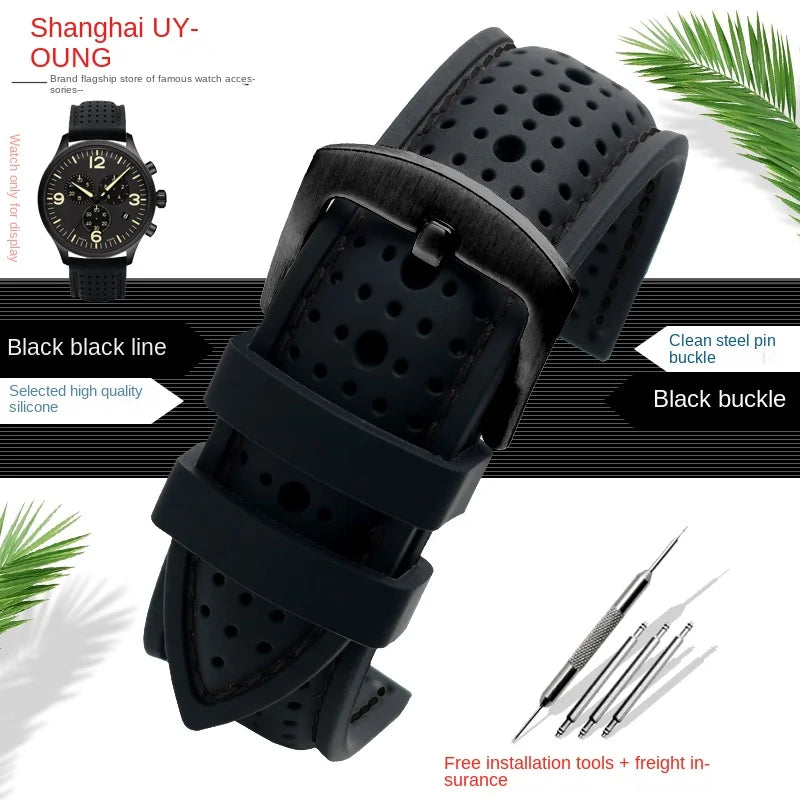 Polar Watch Band Breathable Silicone Strap For Polar Smartwatch