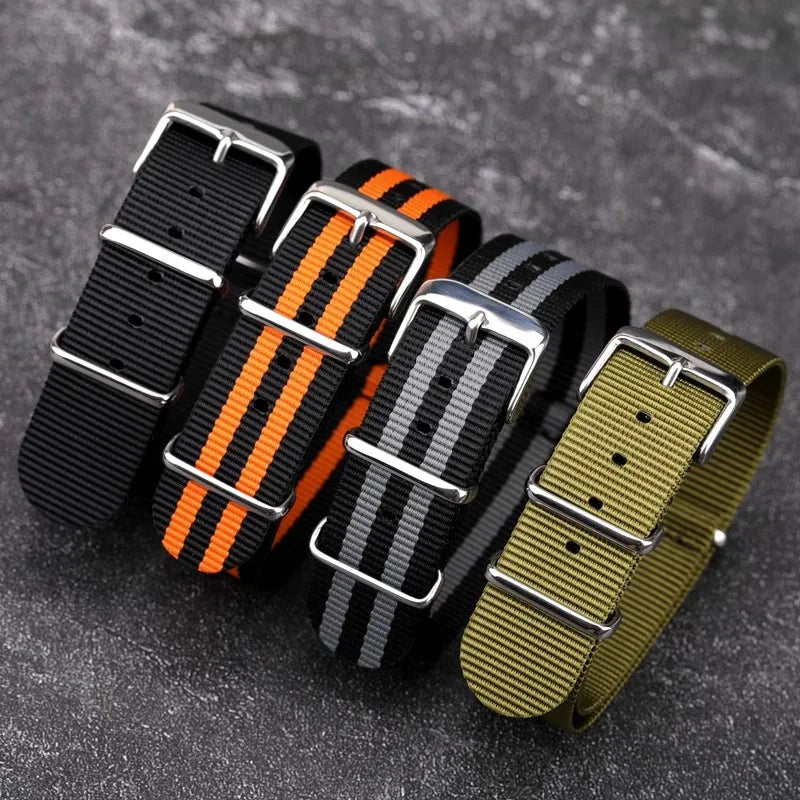 OnePlus Smartwatch Nylon Band Universal Canvas Loop Strap for Men & Women