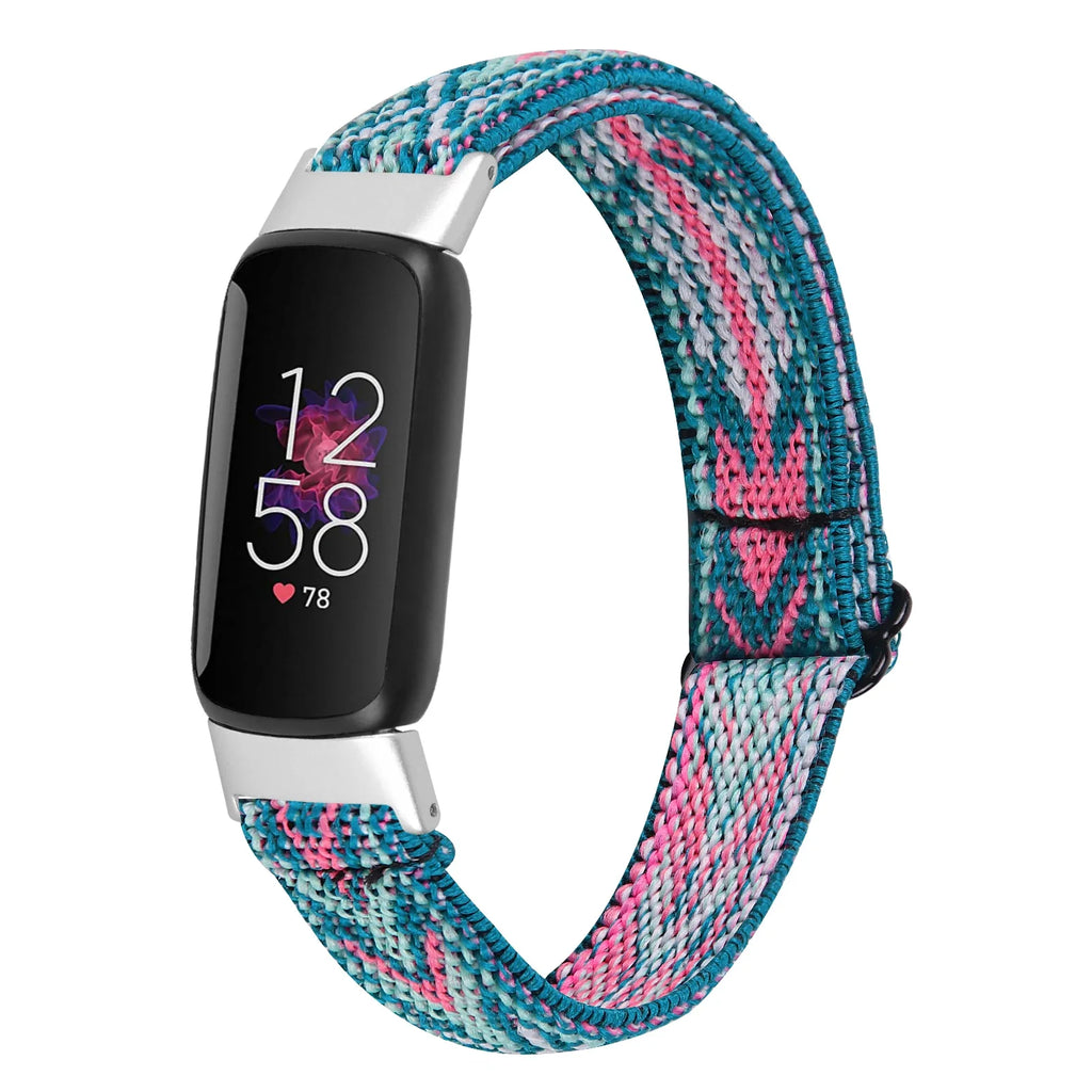 Fitbit Luxe Nylon Elastic Band - Soft Breathable Strap