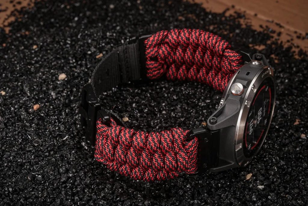 Garmin Paracord Watch Band Strap - Durable Sports Design
