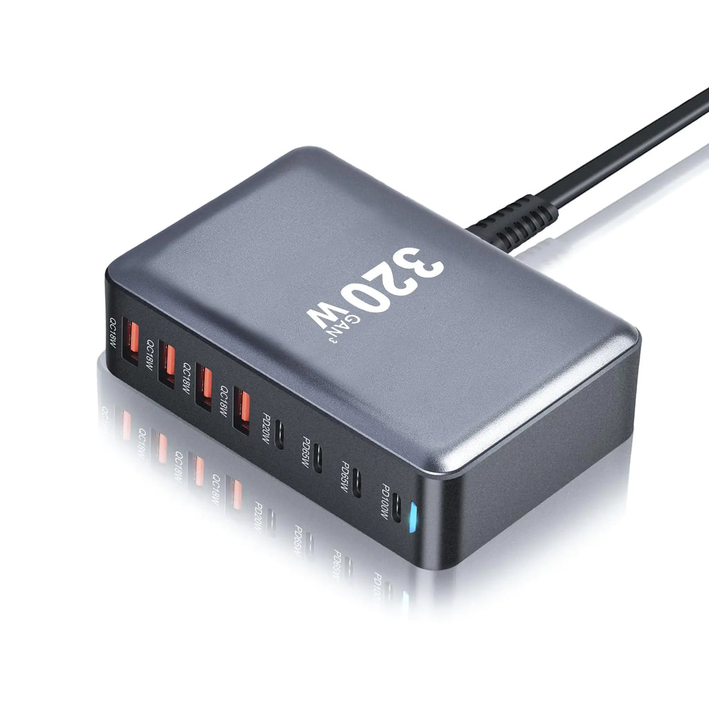 PowerPlex 320W GaN Multi-Charger Hub