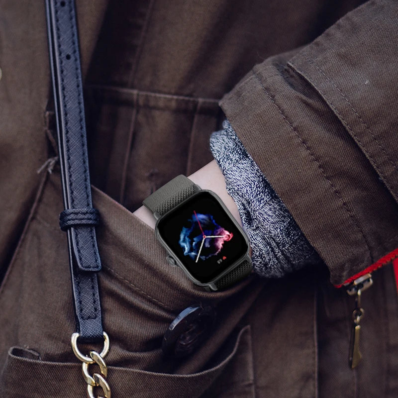 Amazfit Nylon Loop Band Watch Strap for Smartwatch - Breathable