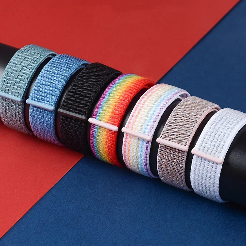 Polar Bands Nylon Loop Watch Strap Velcro Clasp Unisex