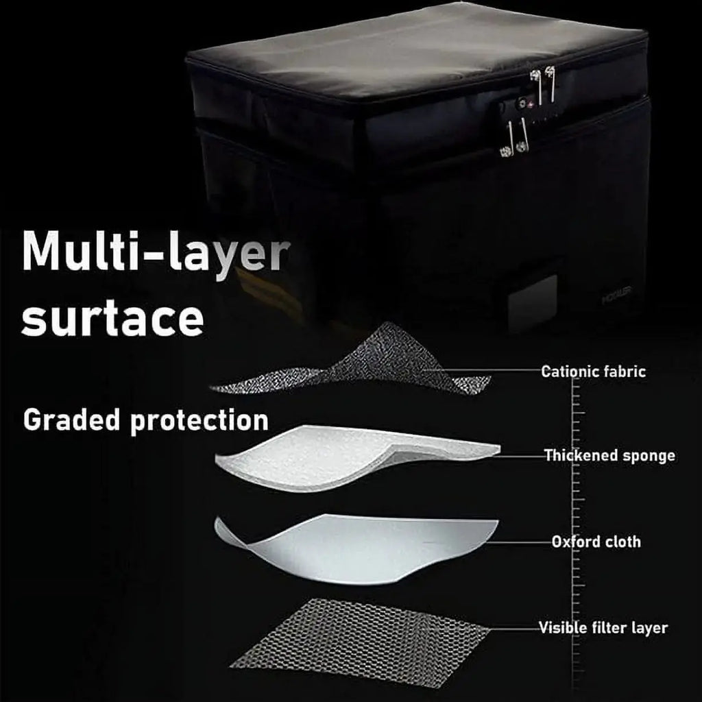 SafeFile Fireproof Organizer with Lock