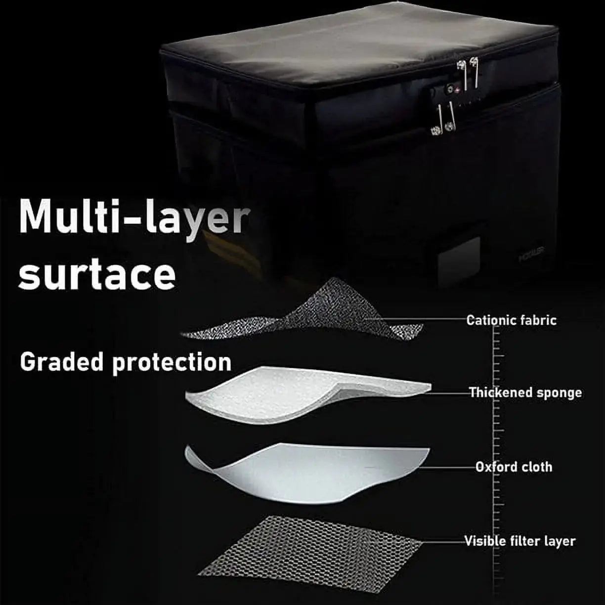 SafeFile Fireproof Organizer with Lock