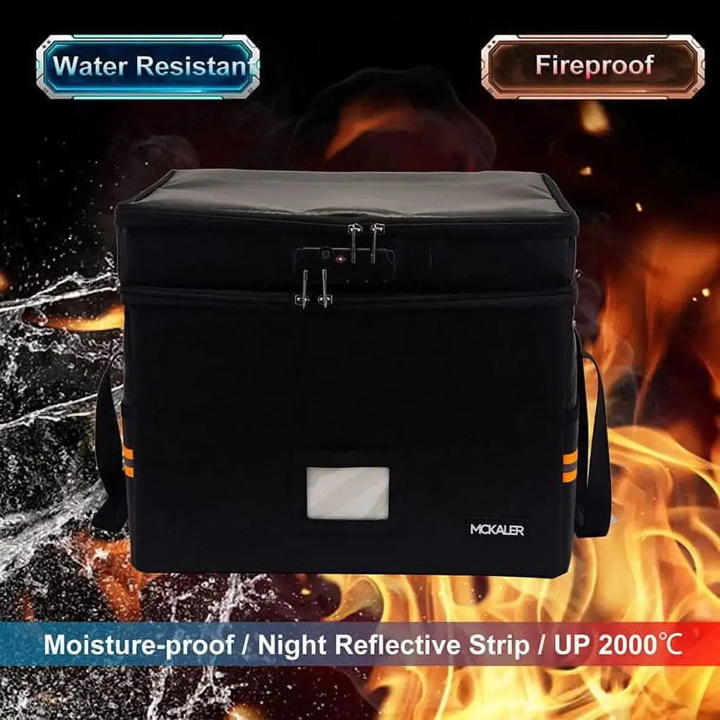 SafeFile Fireproof Organizer with Lock