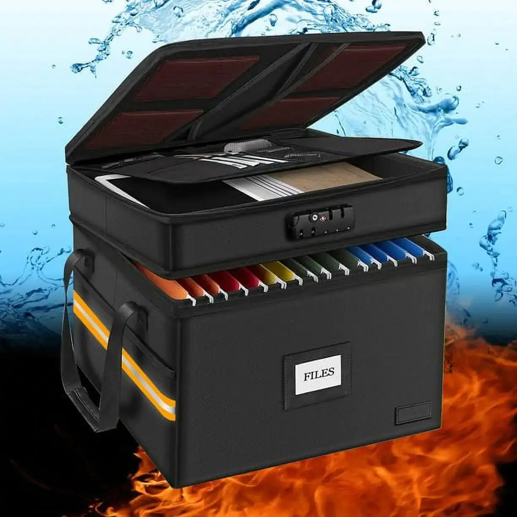 SafeFile Fireproof Organizer with Lock