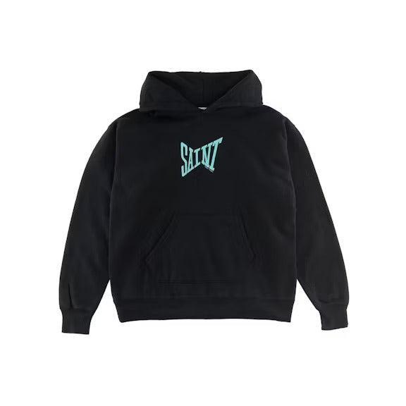 Saint Mxxxxxx Saint Hoodie Black Blue