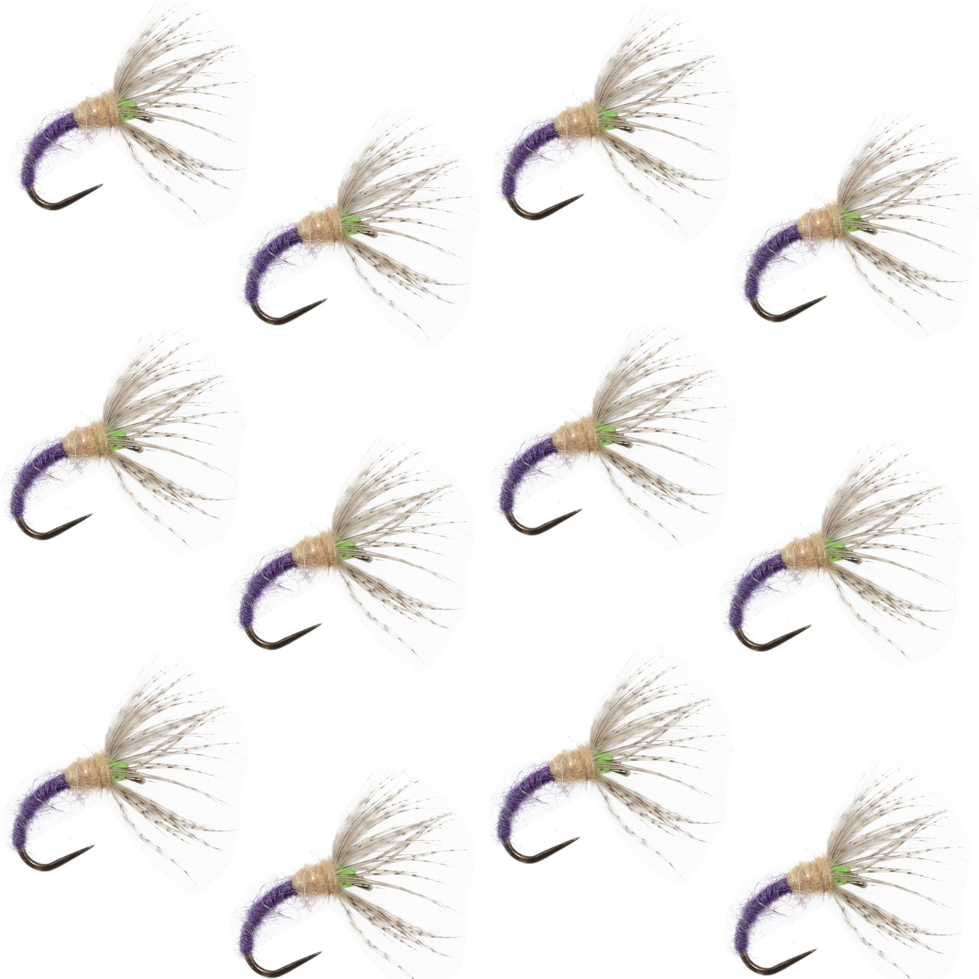 Grave Digger Sakasa Kebari - 12 Tenkara Flies - Size 10