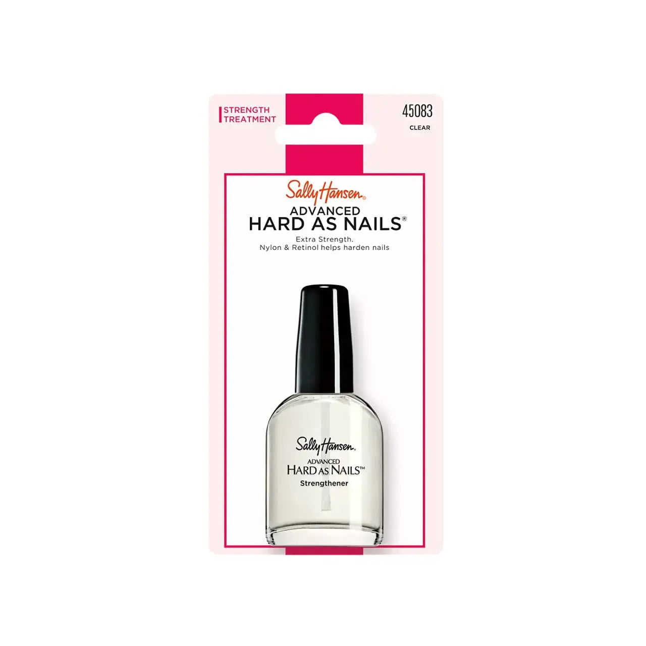 Sally Hansen Advanced Hard as Nails™ Clear Nail Strengthener with Retinol & Nylon - 0.45 Fl Oz