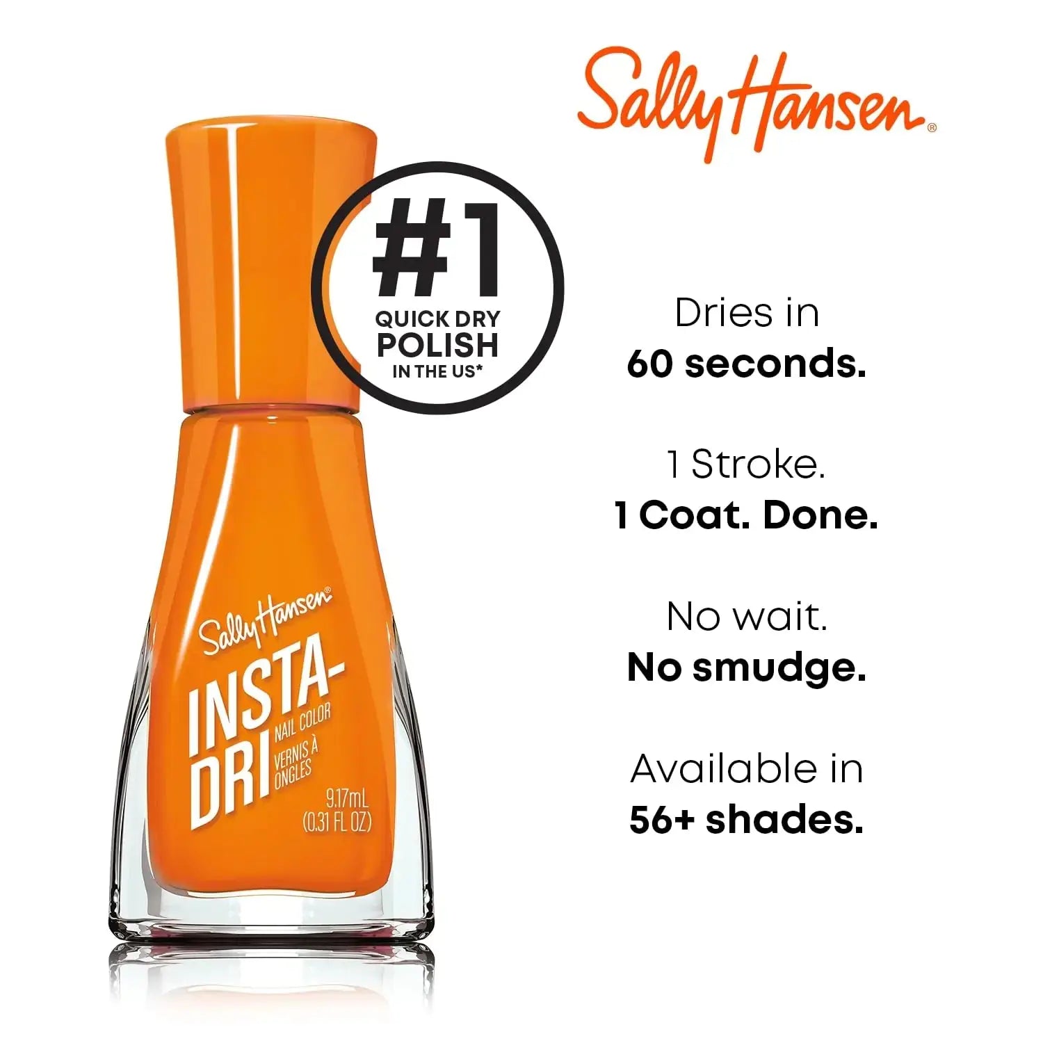 Sally Hansen Insta-Dri® Color Collision Nail Polish - Time Warmth (0.31 fl oz)