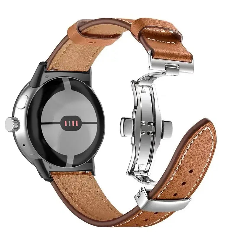 Genuine Leather Google Pixel Watch Band - Stylish & Durable