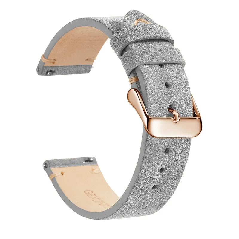 Polar Leather Watch Band Quick Release Genuine Cowhide Unisex