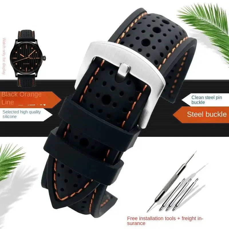Suunto Silicone Band - Breathable Patterned Design