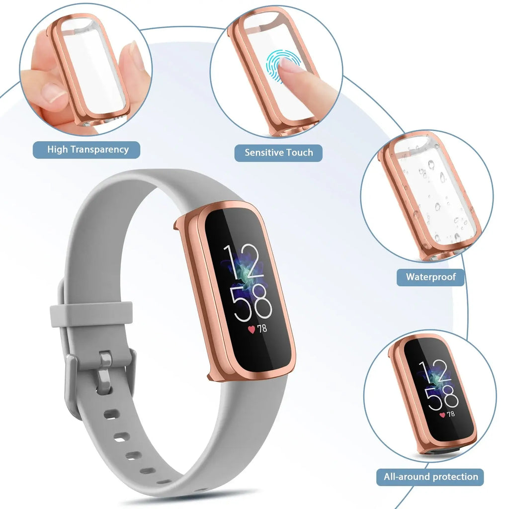Fitbit Luxe Case and Screen Protector - Premium Protection
