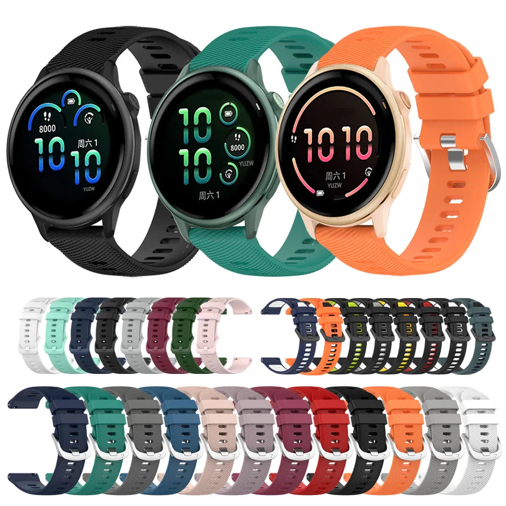 Amazfit Silicone Watch Band Replacement - Flexible Sports Strap