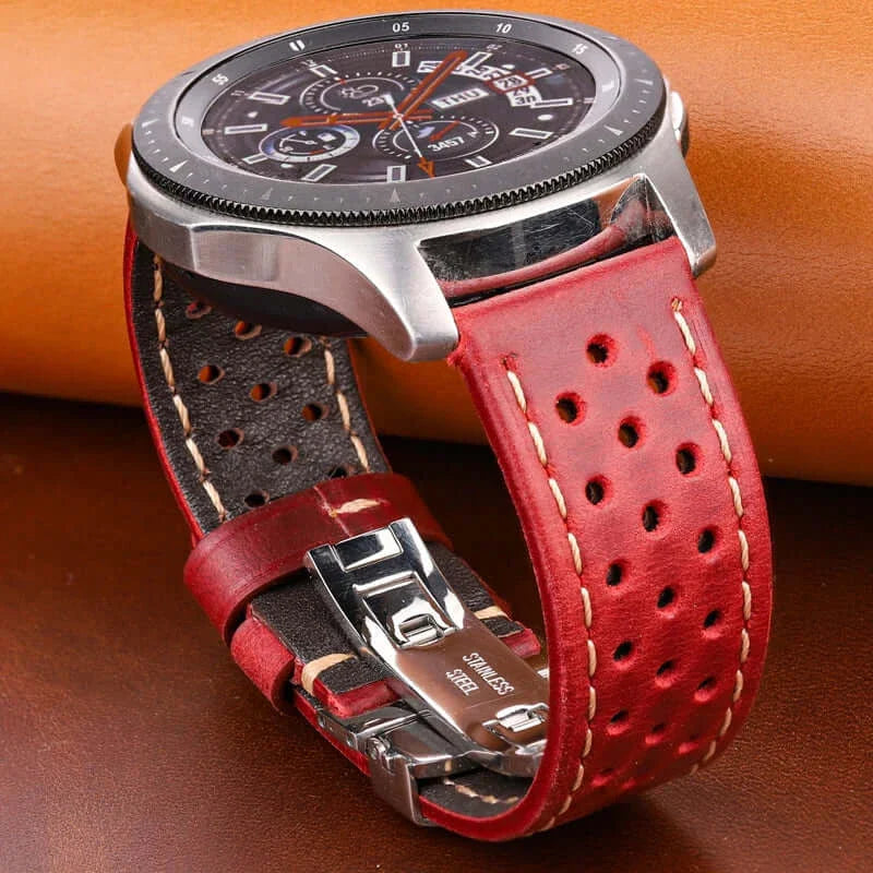 Ticwatch Leather Band - Breathable Design for Comfort