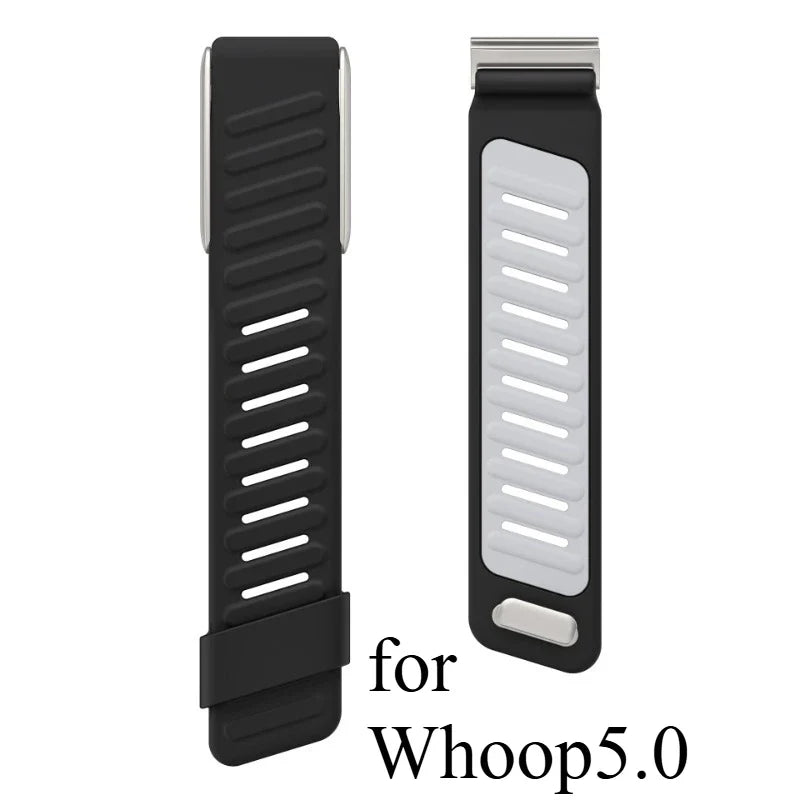 WHOOP 5.0 / 4.0 / 3.0  Silicone Band - Soft Waterproof Sweatproof