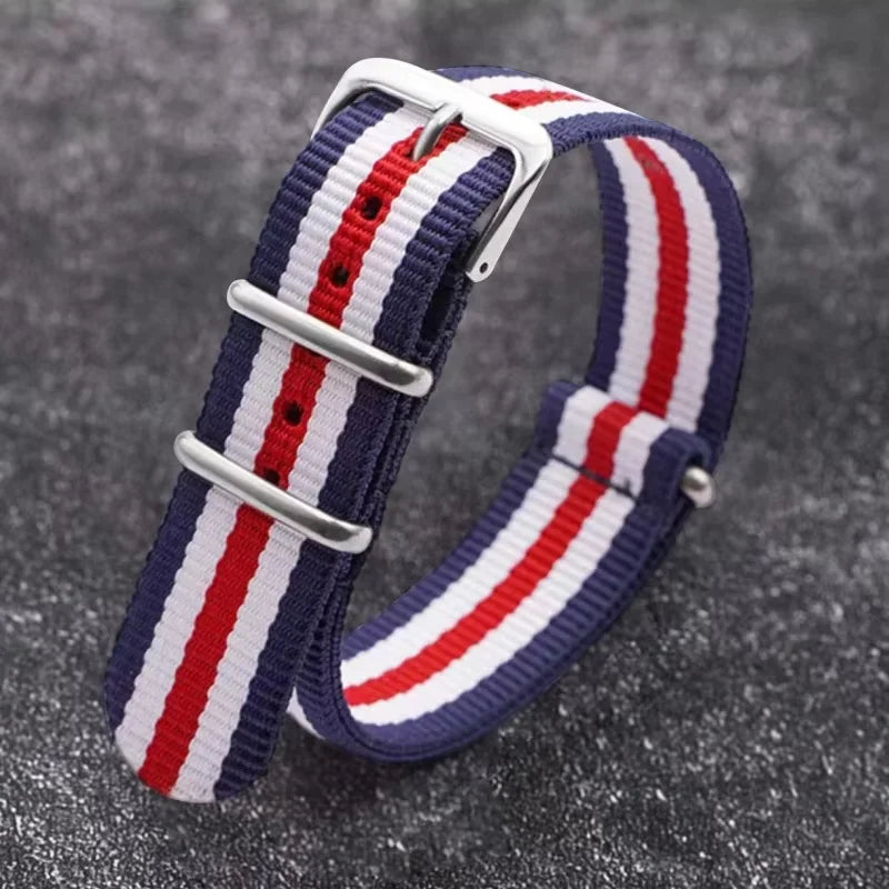 OnePlus Smartwatch Nylon Band Universal Canvas Loop Strap for Men & Women