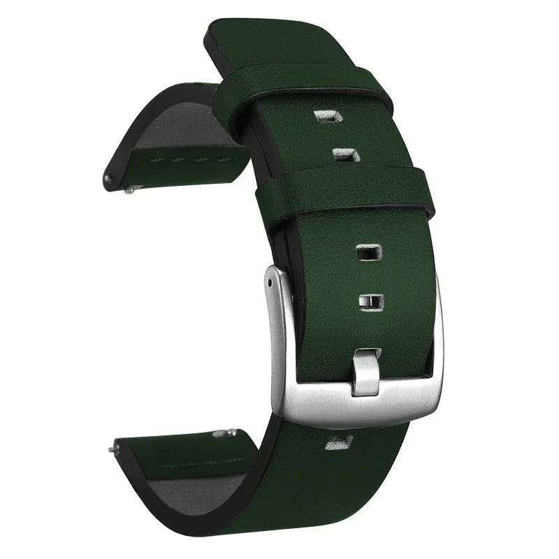 OnePlus Smartwatch Bands Leather Strap for Men Women Quick Release