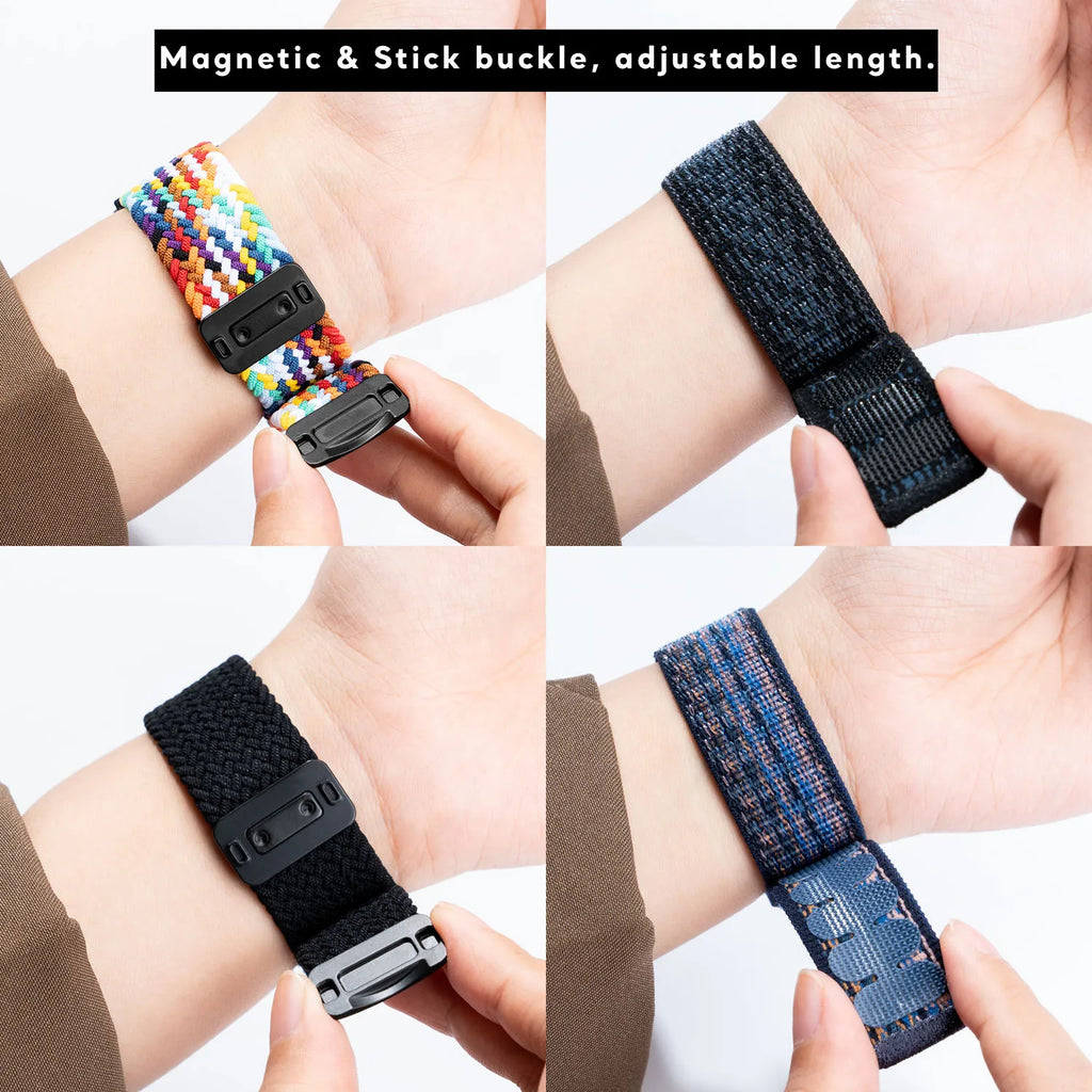 WHOOP 5.0 / 4.0 / 3.0 Nylon Band - Breathable Lightweight Woven