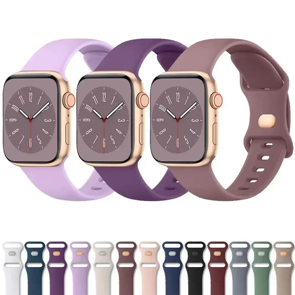 Apple Watch Silicone Band - Soft Flexible Stylish Strap