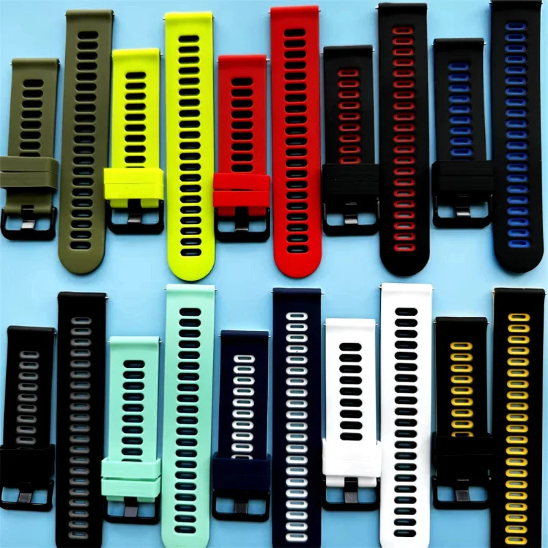 Amazfit Silicone Watch Band Replacement Strap for Smartwatches, Comfortable