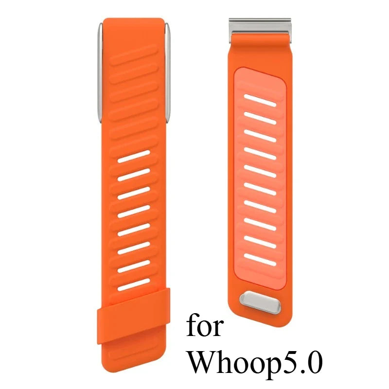 WHOOP 5.0 / 4.0 / 3.0  Silicone Band - Soft Waterproof Sweatproof