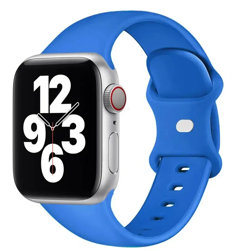 Apple Watch Silicone Band - Soft Waterproof Flexible Strap